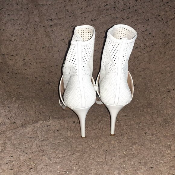 RUTHIE DAVIS X DISNEY PRINCESS-White Perforated Leather Stiletto-Sz 37-Excellent - Picture 5 of 7